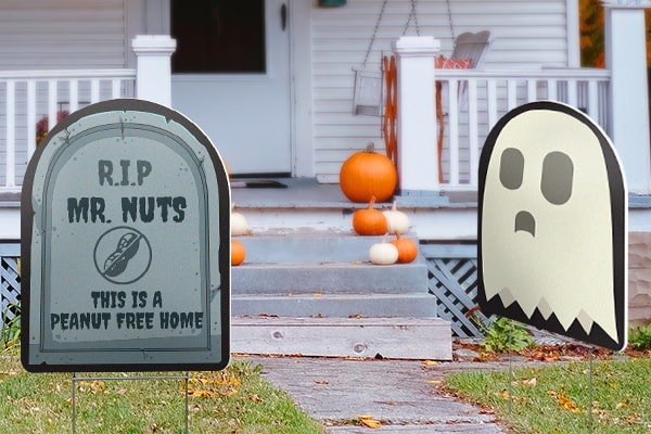 Create Haunted Decorations with Yard Signs